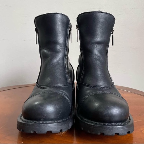 Harley-Davidson Women's Black Leather Boots - Picture 4 of 6